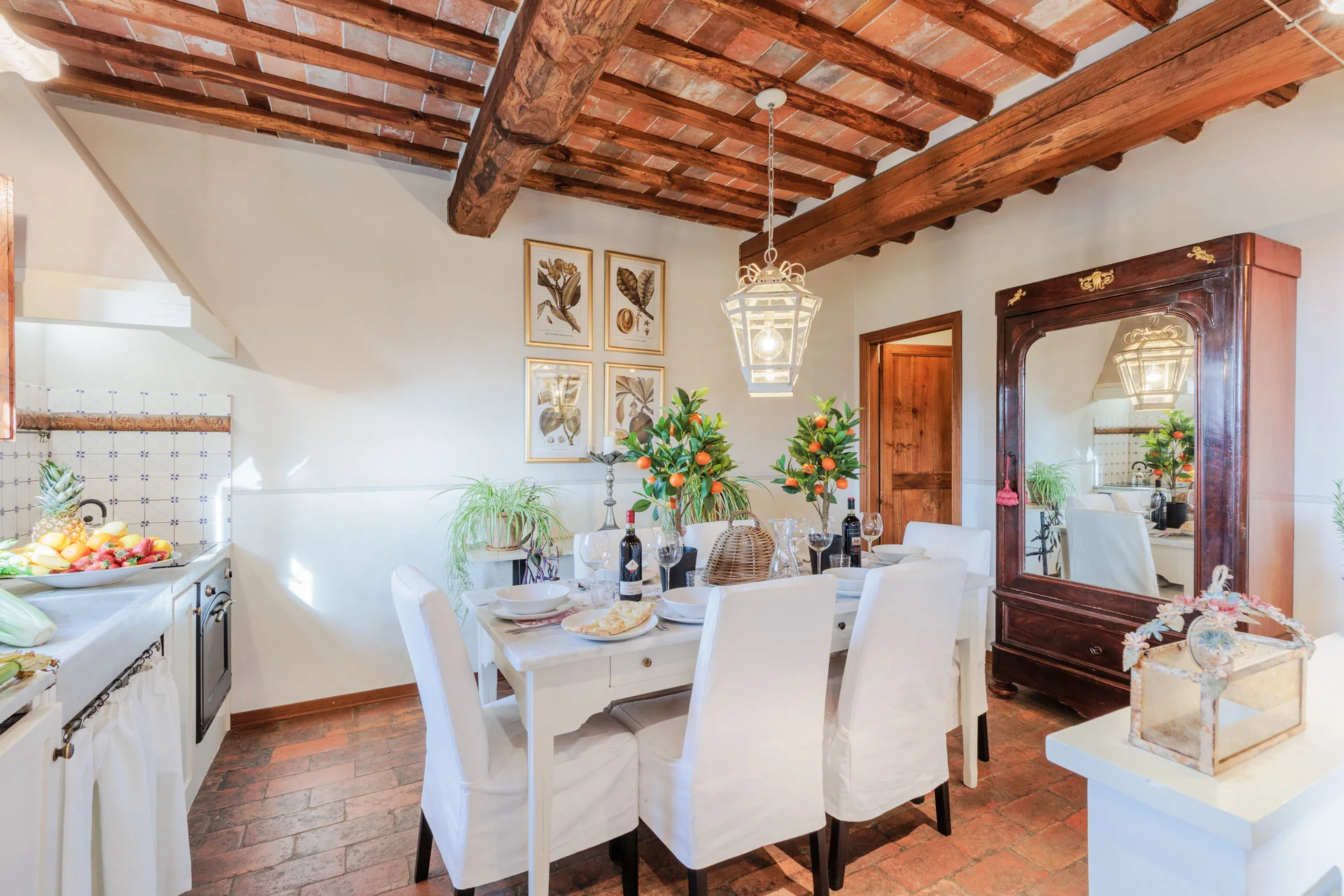 Zona pranzo al piano terra