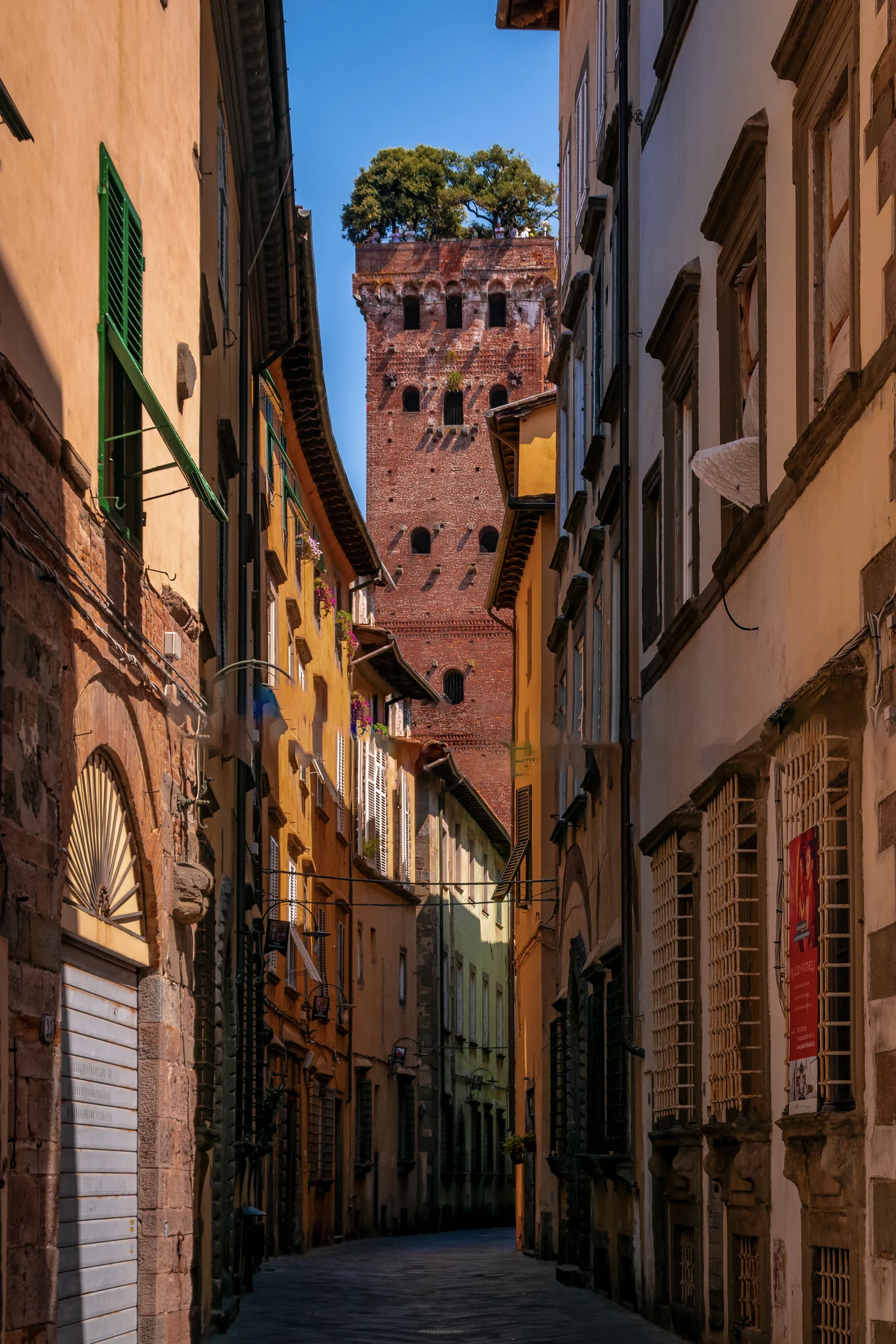 Vicoli del centro storico di Lucca